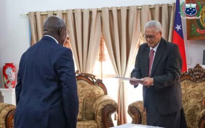 High Commissioner presents Credentials in Samoa