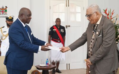 High Commissioner presents credentials in Fiji